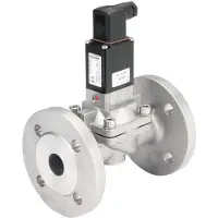 Burkert Magnetventil 25 Mm Flansch NC Edelstahl EPDM 0.2-10Bar/3-145Psi 24VDC Wasserschlagschutz 5282 371943