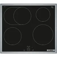 Bosch Serie 4 NIF64RCB5E, Schwarz, Integriert, 60 cm, Zonen-Induktionskochfeld, 4 Zone(n), 4 Zone(n)
