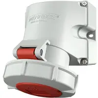 MENNEKES 9562 Wanddose 32A4p3h380-440V HW/VN IP67