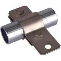 Dehn -Erdungsrohrschelle D 55mm mit Bohrung D 11mm StSt - 410369