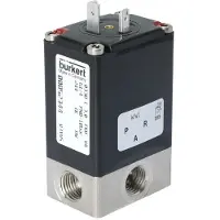 Burkert Magnetventil 3/2-Wege G1/4'' Mischen Edelstahl FKM -1-5bar/-15-73psi 24VDC Vakuum 0330 20030875