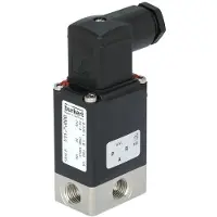 Burkert Magnetventil 3/2-Wege G1/4'' NC Edelstahl FKM 0-10bar/145psi 110VAC Sauerstoff fett-/ölfrei 0330 300420