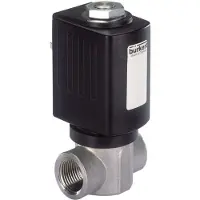 Burkert Magnetventil G1/4'' NO Edelstahl PTFE 0-50bar/725psi 24VDC 6027 20010960