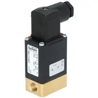 Burkert Magnetventil 3/2-Wege NPT 1/4'' NC Messing FKM -1-6bar/-15-87psi 24VDC 0330 450620