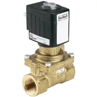 Burkert Magnetventil G2'' NC Messing NBR 0.2-16bar/3-232psi 12VDC Wasserschlagschutz 6281 96703614