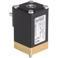 Burkert Magnetventil 32x32 mm SFB Flansch NC Messing FKM -1-12bar/-15-174psi 24VDC 2873 253075