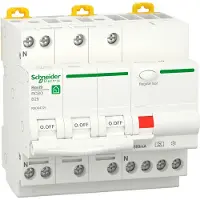 Schneider Electric Schneider Resi9 Rcbo 3P+N 25A B-Kurve 300mA 6kA - R9D64725
