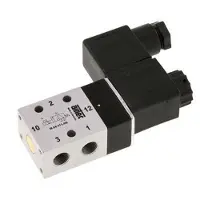 AirTec 3/2 G1/8'' NO-Magnetventil 12V DC 2,5-10bar/35,0-140psi