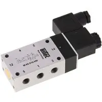 AirTec 5/2 G1/8''-Magnetventil 24V AC 2-10bar/28-140psi