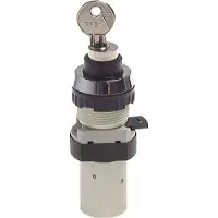 AirTec 5/2 M5 Schlüsselschalter Ventil Schwarz 0-12bar/0-168psi 30.5mm