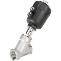 Burkert G 1'' NC Pneumatisches 2-Wege-Schrägsitzventil Edelstahl - 2000 - 469062