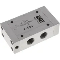 AirTec 3/2 G1/2'' (G1/8'') Luftsteuerventil ATEX 0-10bar/0-140psi