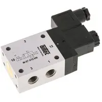 AirTec 3/2 G1/4'' NO Magnetventil 24V DC 1,5-10bar/21,0-140psi