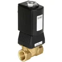 Burkert Magnetventil G1/4'' NC Messing FKM 0-16bar/232psi 24VDC Sauerstoff fett-/ölfrei 6240 366936