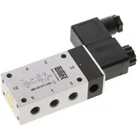 AirTec 5/2 G1/8'' Magnetventil Externe Vorsteuerung 230V AC -0,95-10bar/-13,2-140psi