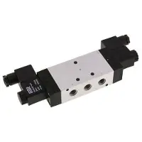 AirTec 5/3 G1/4'' Auspuff-Mittelmagnetventil 12V DC 3-10bar/42-140psi