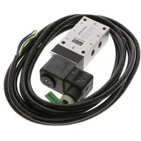AirTec 5/2 G1/8''-Magnetventil 230V AC ATEX 2-10bar/28-140psi