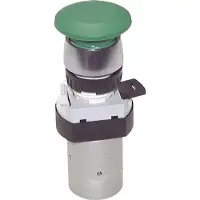 AirTec 5/2 M5 Palmknopfventil Grün 0-12bar/0-168psi 22.5mm