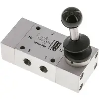 AirTec 3/2 G1/8'' Handhebelventil 0-12bar/0-168psi