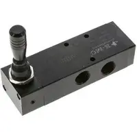 EMC 5/3 G1/2'' Auslass Zentrum Handhebelventil Detent 0-8bar/0-112psi E.MC