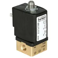 Burkert Magnetventil 3/2-Wege G1/4'' NC Messing FKM 0-4bar/58psi 230VAC 6014 147517