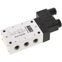 AirTec 5/2 G1/4''-Magnetventil 12V DC 1,5-10bar/21,0-140psi