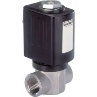Burkert Magnetventil G1/2'' NC Edelstahl FKM 0-4bar/58psi 12VDC 6027 285136
