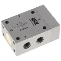 AirTec 3/2 G1/4'' (G1/8'') Luftsteuerventil 1,5-10bar/21,0-140psi