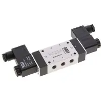 AirTec 5/2 G1/8'' Bistabiles Magnetventil 230V AC 2-10bar/28-140psi