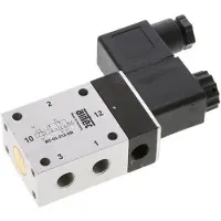 AirTec 3/2 G1/8'' Magnetventil Externe Vorsteuerung 24V AC -0,95-10bar/-13,2-140psi
