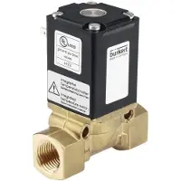 Burkert Magnetventil G3/4'' NC Messing NBR 0-16bar/232psi 24VAC/DC Vakuum Wasserschlagschutz Sauerstoff Fett/Ölfrei 0290 233140