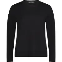 Betty Barclay Rundhalspullover "Basic-Strickpullover mit Rundhalsausschnitt", Damen, Gr. 36, schwarz, Obermaterial: 55% Viskose CV. 30% Polyester PES. 15% Polyamid PA., Pullover Rundhalspullover