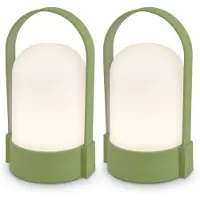 Briloner LED Außen-Tischleuchte LEUCHTEN "ASA 7684029", grün (lindgrün), Leuchten, LED Außen-Tischleuchte