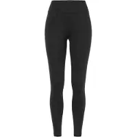 Camano Leggings , Damen, Gr. 44/46, N-Gr, schwarz, Rippware, Obermaterial: 96% Polyamid, 4% Elasthan, Hosen Leggings, sportliche Leggings, für Training und Freizeit, mit Rippstruktur