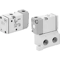 SMC 3/2-Wege Inline Luftbetätigte Ventil M5x0.8 - SYJA512-M5