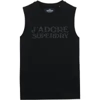 Superdry Sport Luxe Fitted ärmelloses T-shirt