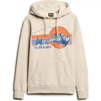 Superdry für Herren. M2013703A Outdoor Graphic Stripe Sweatshirt grau (S), Lässig, Baumwolle, Nachhaltig