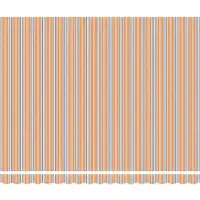 vidaXL Ausziehbare Markise Mehrfarbig 400 x 300 cm Stoff und Aluminium