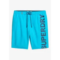 Superdry für Herren. M3010238A Klassischer blauer Badeanzug (S), Strandbekleidung, Recyceltes Polyester, Nachhaltig