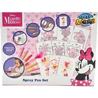 Disney Minnie Mouse kreative Spray-Stifte Set mit Schablonen rosa