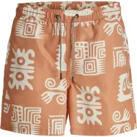 Jack & Jones Fiji Oceanday Badeshorts Orange 48 Herren Orange 48