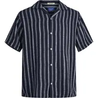 Jack & Jones Noto Stripe Resort Kurzarmhemd