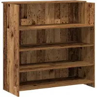 vidaXL Empfangstheke Altholz-Optik 200x50x103,5 cm Holzwerkstoff