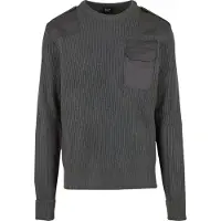 Brandit Kapuzenpullover "BW Pullover", Herren, Gr. M, grau (anthrazit), Obermaterial: 100% Baumwolle CO., Pullover Kapuzenpullover