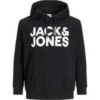 Jack & Jones Crop Logo Plus Size Kapuzenpullover