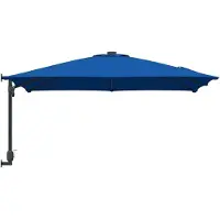 vidaXL Garten-Sonnenschirm 248,5 x 247,5 x 160 cm Polyester und Stahl