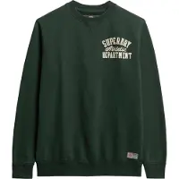 Superdry für Herren. M2013834A Vintage Athletic Crew Sweatshirt grün (S), Lässig, Baumwolle