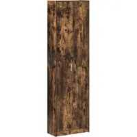 vidaXL Kleiderschrank Geräucherte Eiche 55 x 25 x 189 cm Holzwerkstoff