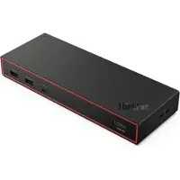 Lenovo ThinkPad USB4 Smart Dock 5500, Kabelgebunden, USB4, 65 W, 1000 Mbit/s, Schwarz, Eclipse Black