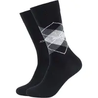 JOOP! Socken JOOP "premium essentials", Herren, Gr. 43-46, blau (dunkelblau), Baumwolle, Elasthan, Polyamid, Socken Socken, Premium Qualität, verstärkte Ferse, verstärkte Zehen, Argyle Design
